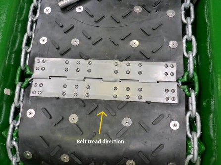 Belt tread direction How to 1